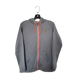 Women Magnolia Lane Masters Full Zip Medium Gray‎ Fleece Hoodie Jacket